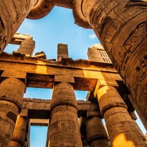 Karnak Temple Complex with Great Hypostyle Hall columns