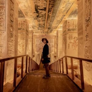 Valley of the Kings in Luxor West Bank with ancient royal tombs